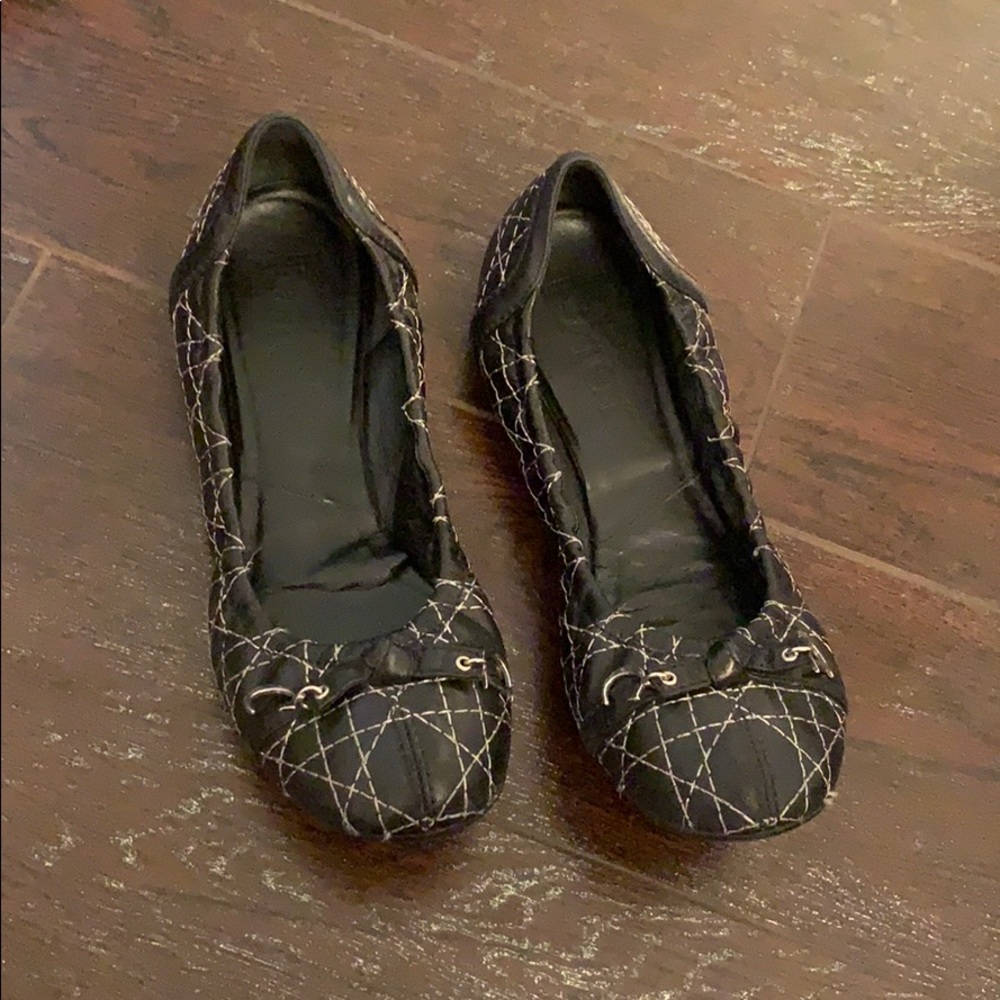 Dior Quilted Flats